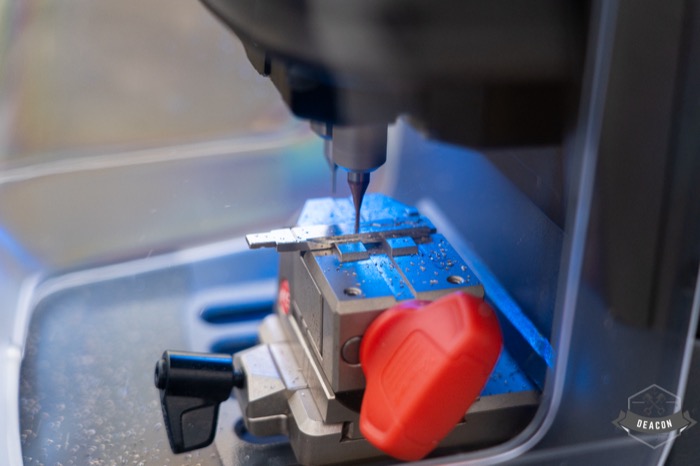 Precision key cutting